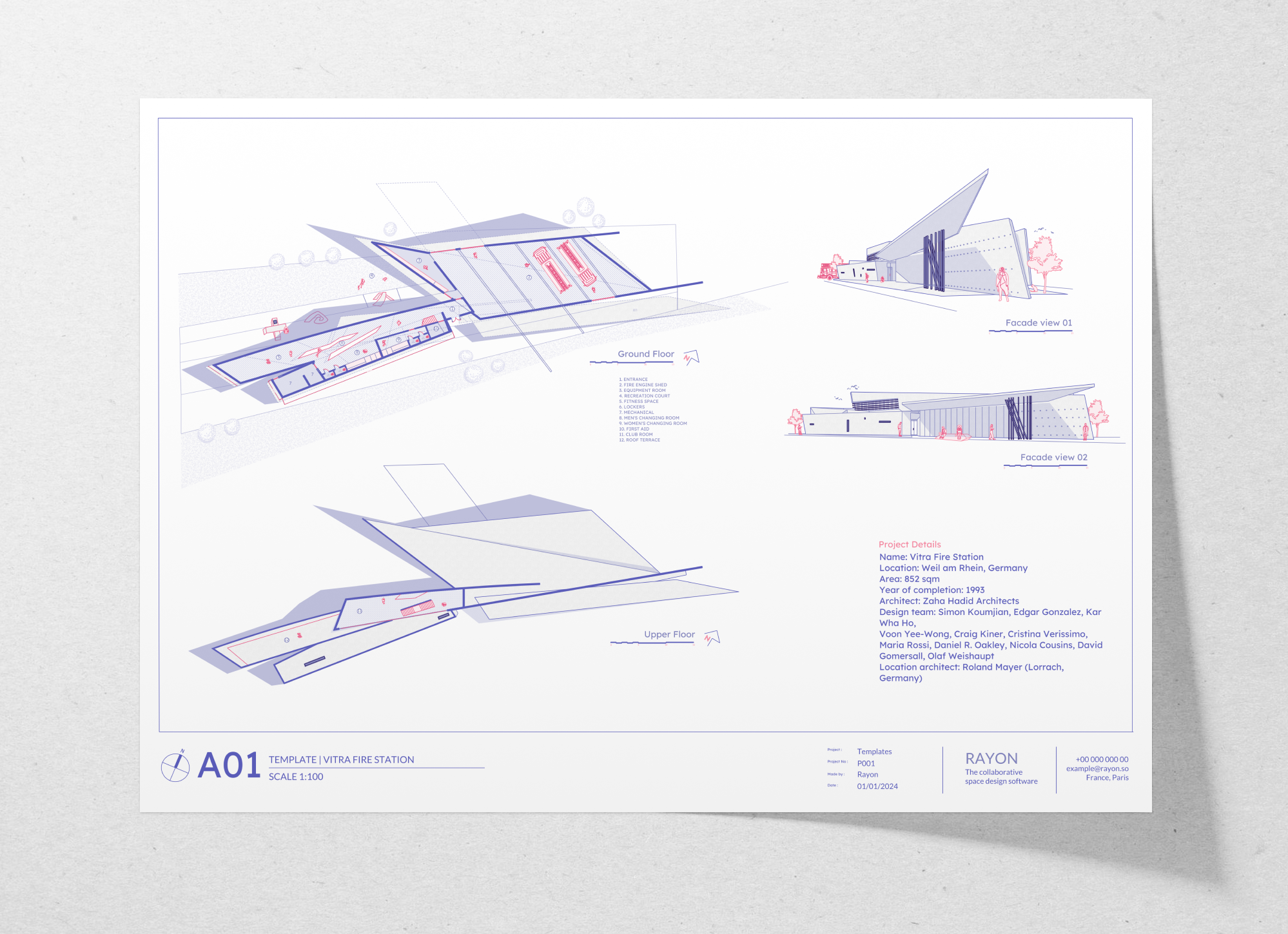 Vitra station plan