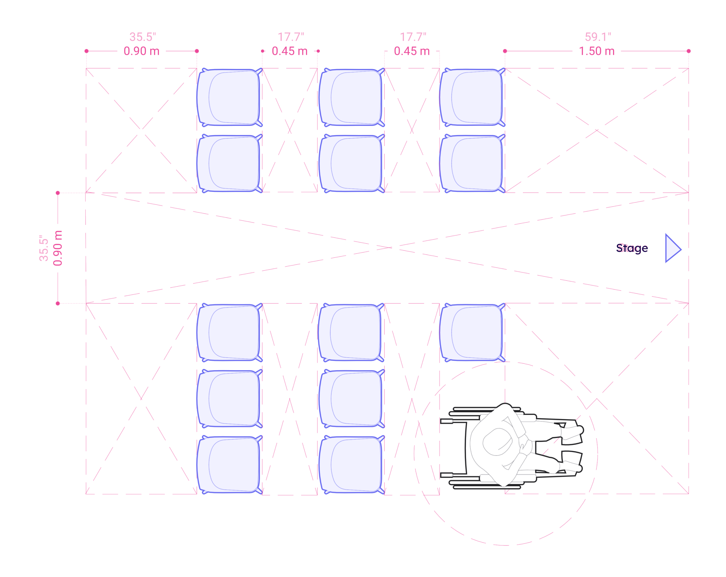 Aisle & Row Circulation