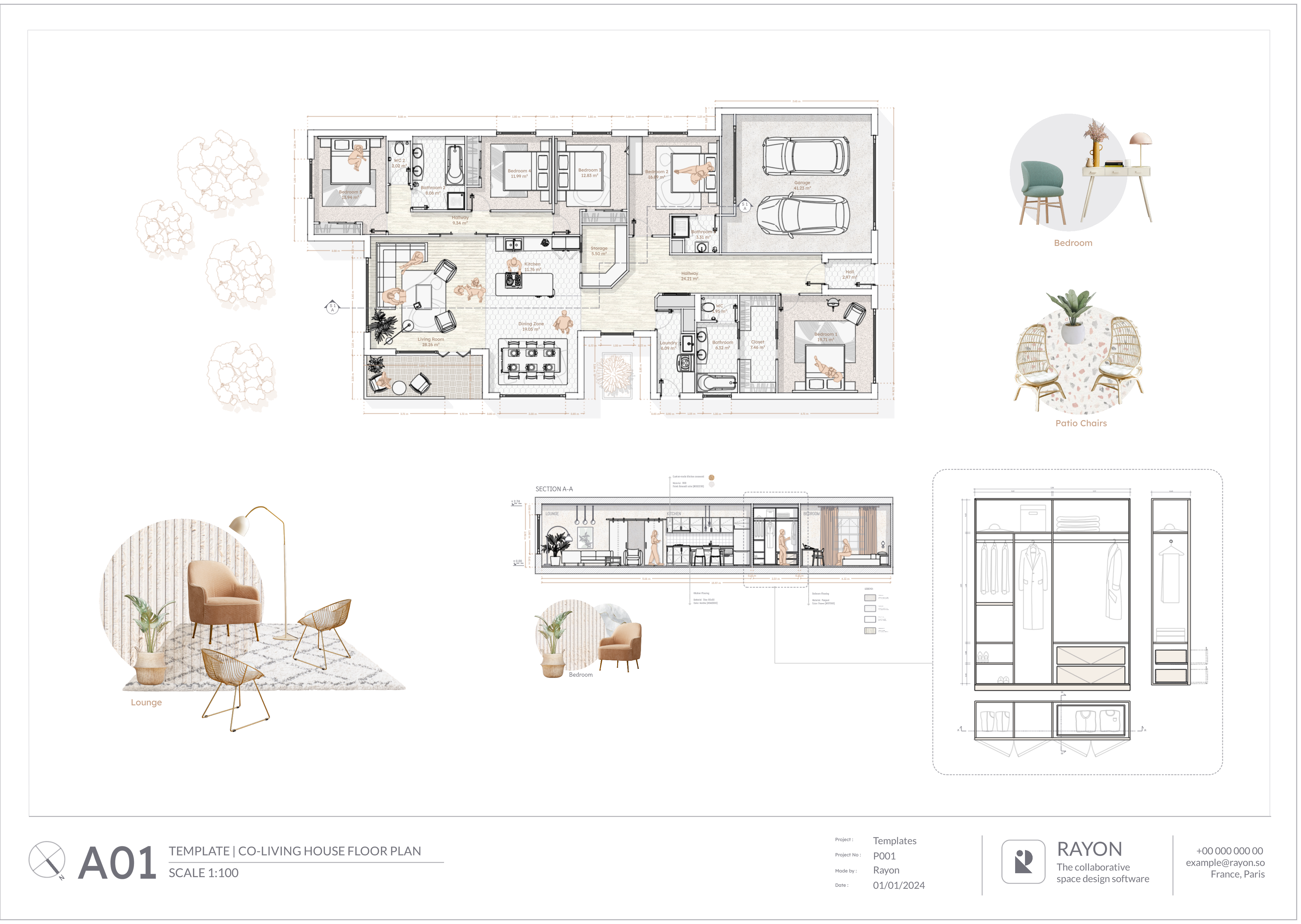 House Floor Plan Template