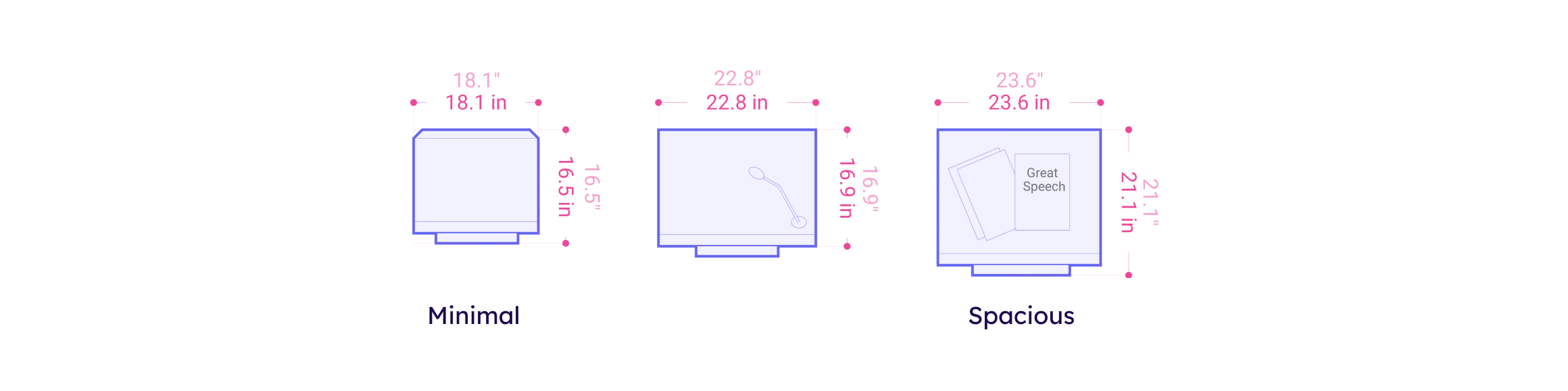 Podium Dimensions