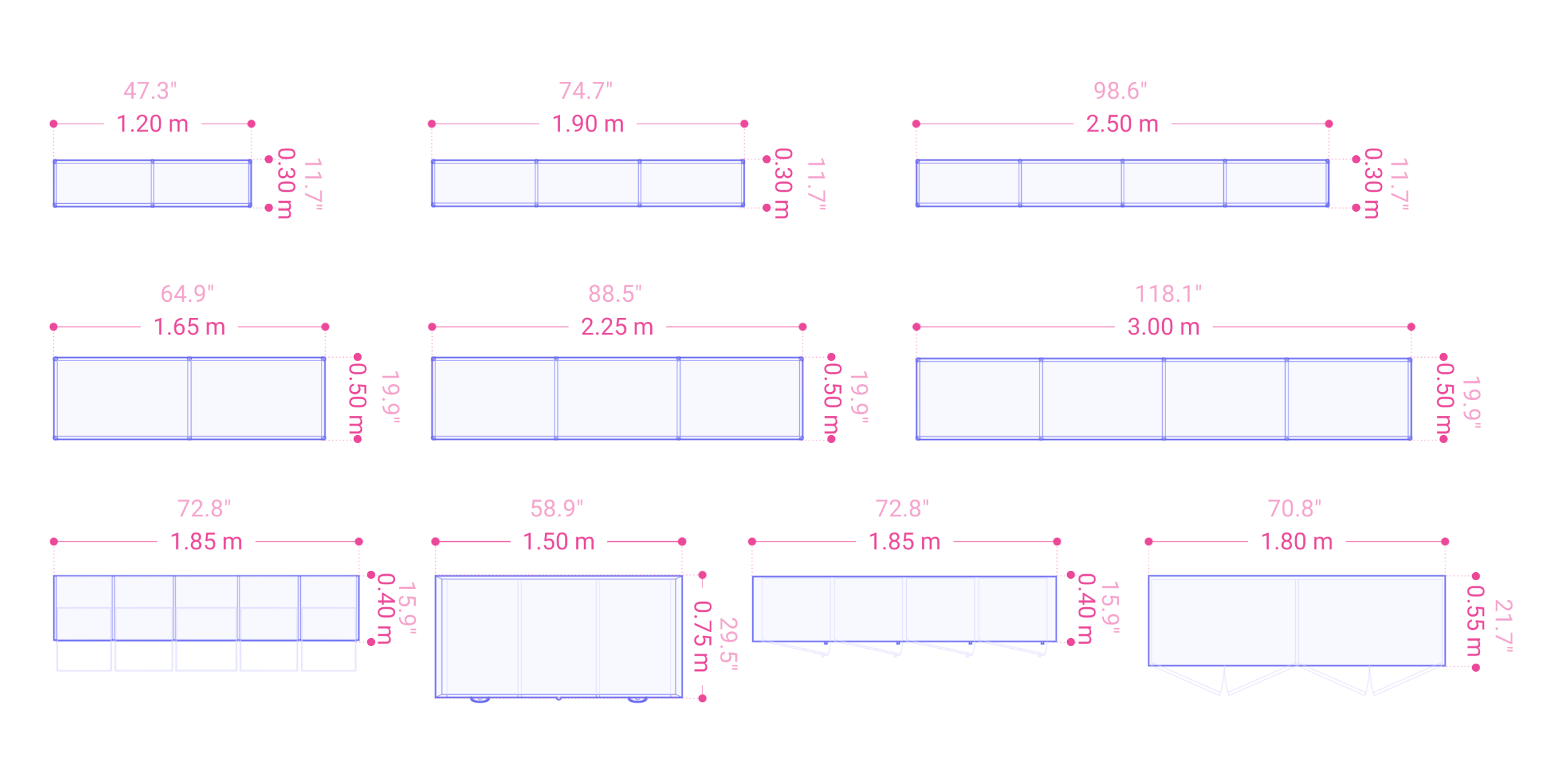 Storage Dimensions