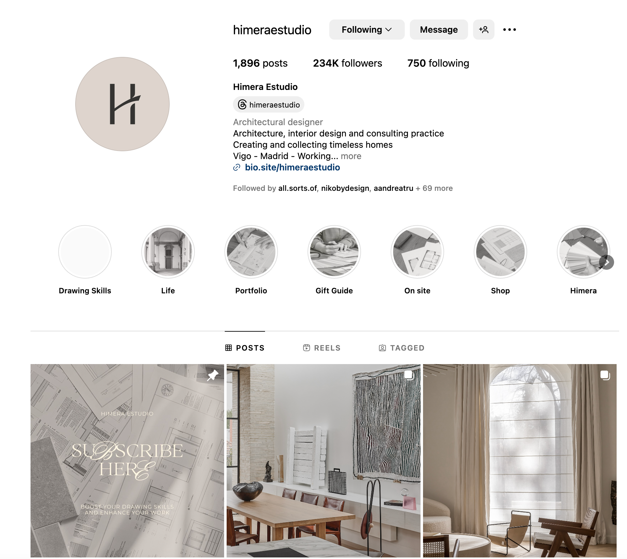 Himera Estudio Instagram Account