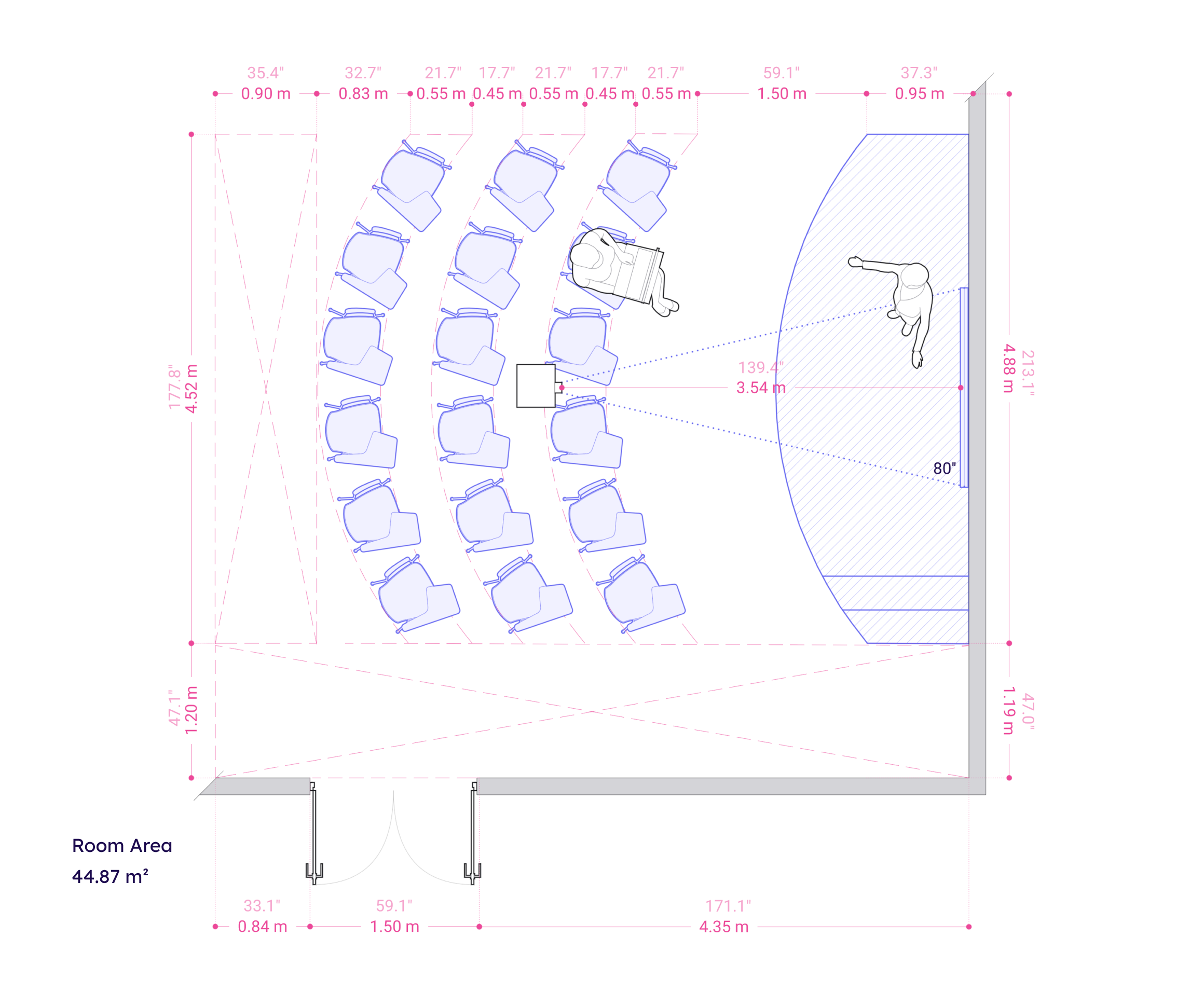 Round Seating Auditorium