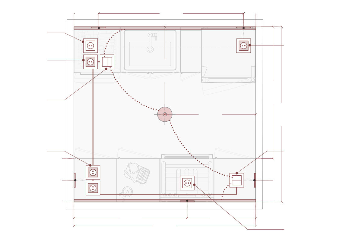 Electrical Plan - Kitchen