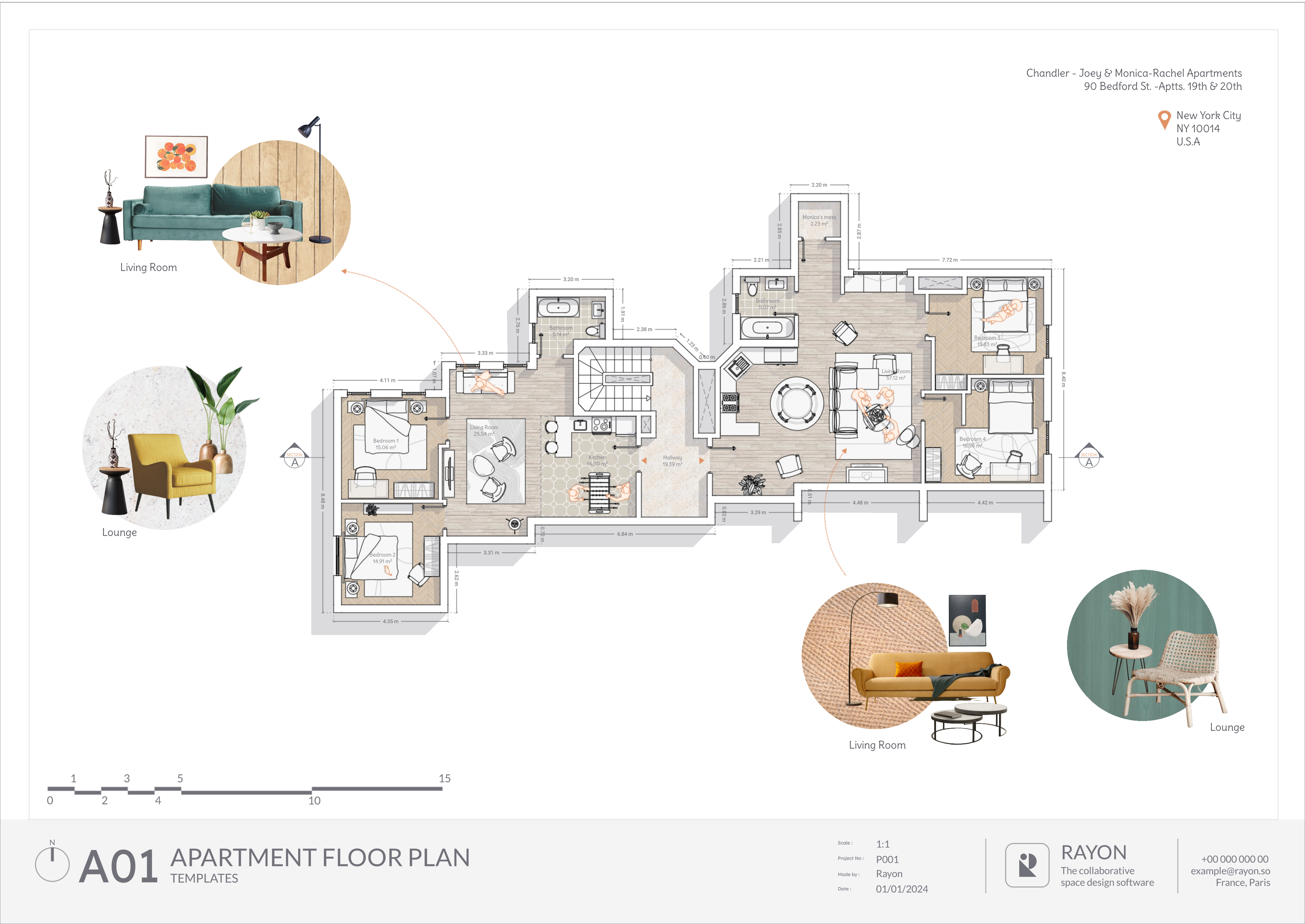 Apartment Floor Plan Template