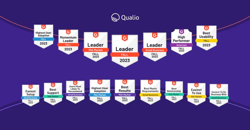 Best life science vendor, best usability, best set-up, best results! Qualio at G2 Fall 2023