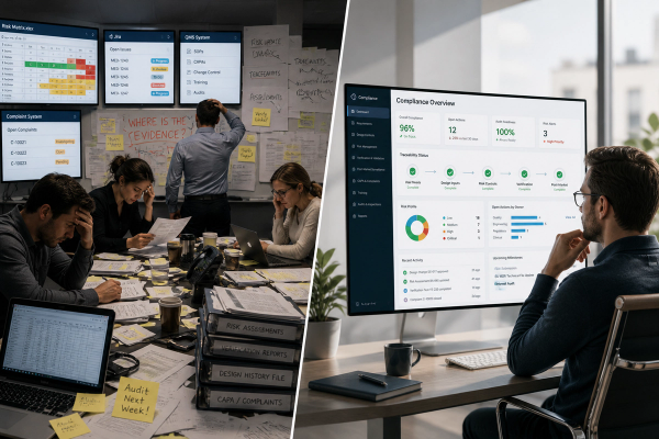 Regulation Is Not Slowing Your Medical Device. Your Compliance Architecture Is.