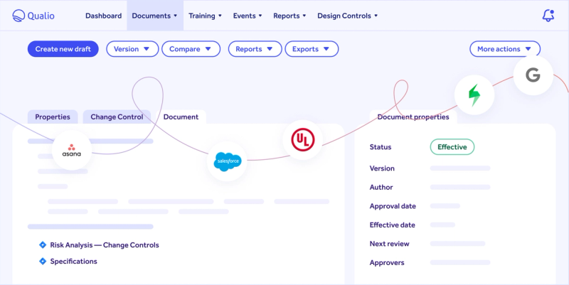 Qualio launches triple integration release