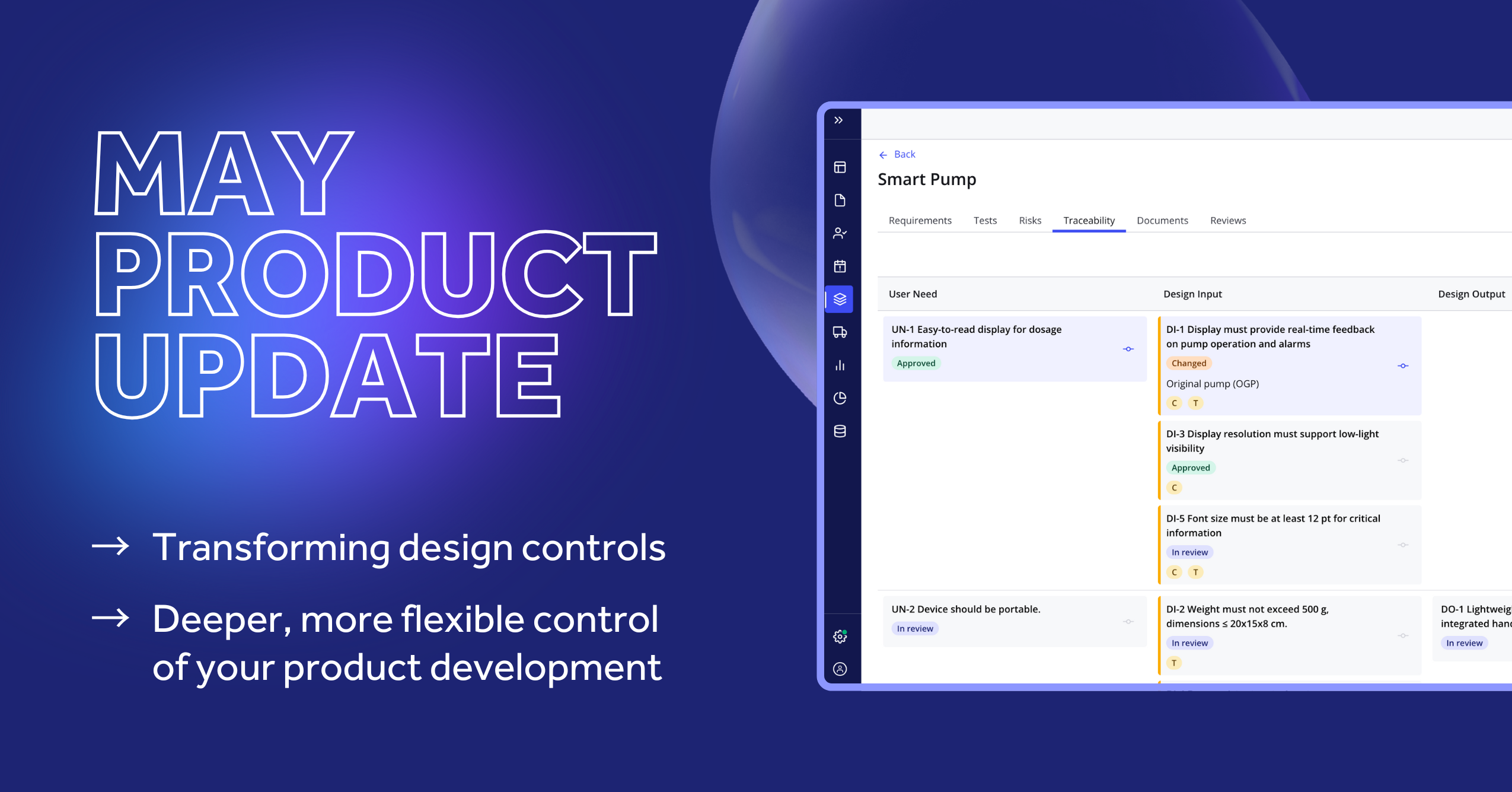 Transforming design controls in our new Qualio upgrade
