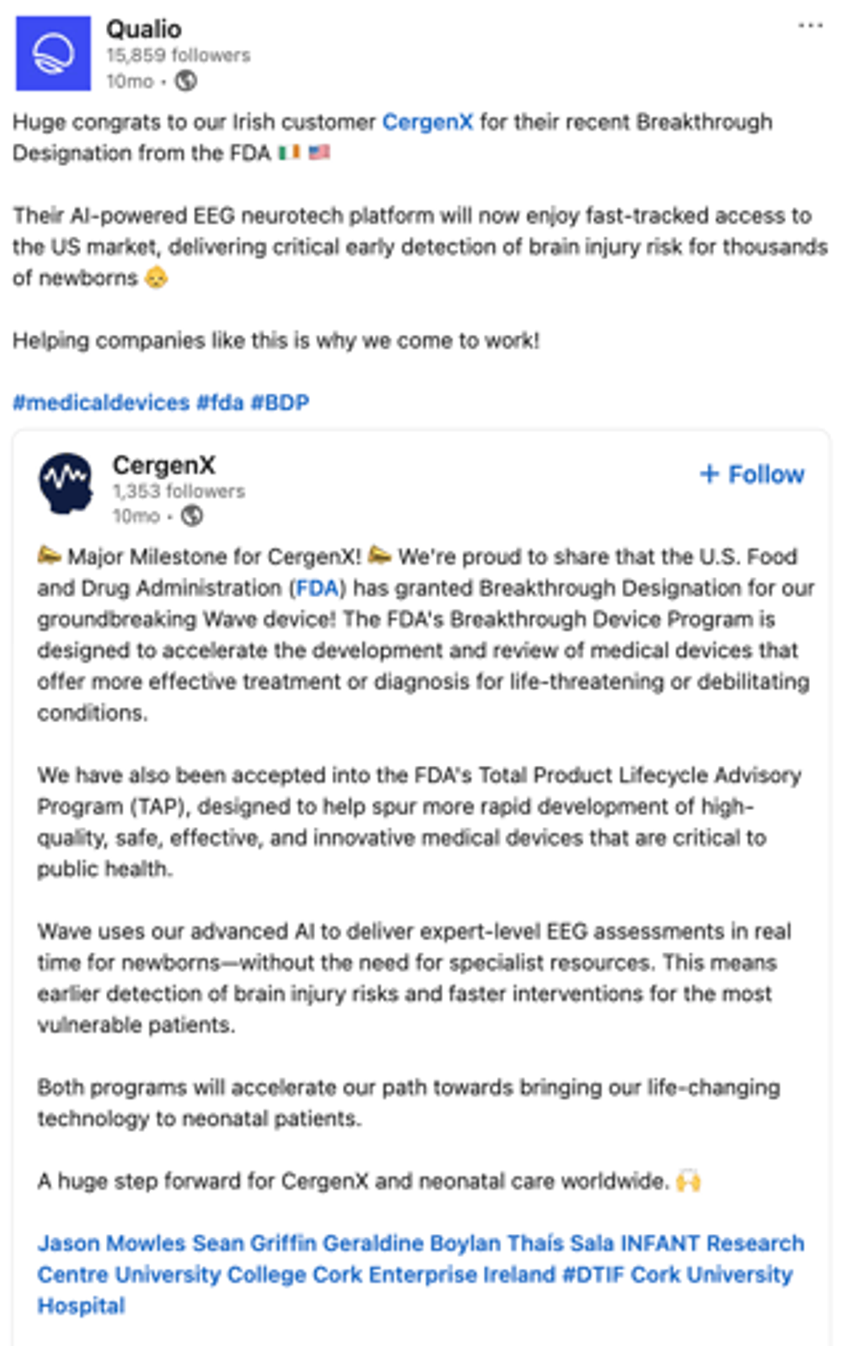 CergenX medtech startups 2026