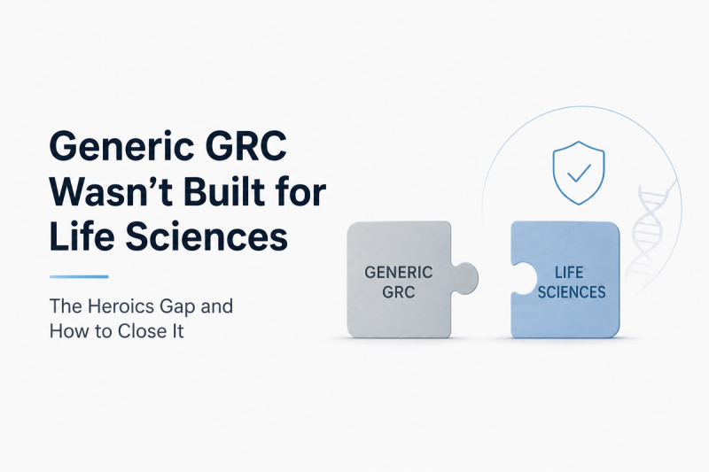 The Structural Limits of Generic GRC in Modern Life Sciences