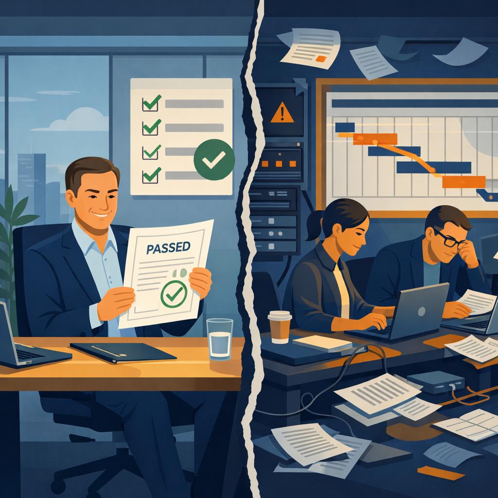 The Readiness Paradox: Why Audit Success Does Not Guarantee Clinical‑Stage Readiness in Biotech