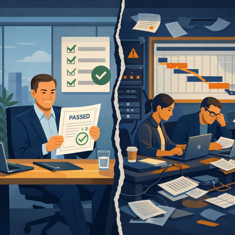 The Readiness Paradox: Why Audit Success Does Not Guarantee Clinical‑Stage Readiness in Biotech