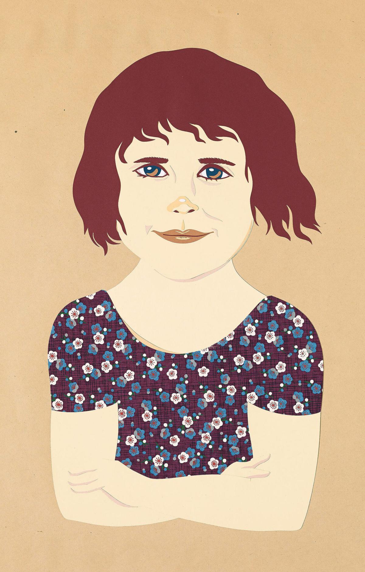 Autoportrait, cinq ans © Anna Sommer