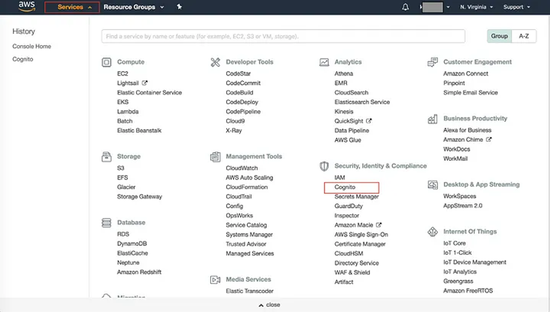  AWS Management Console