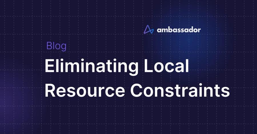 Eliminating Local Resource Constraints for Building Cloud Native Apps
