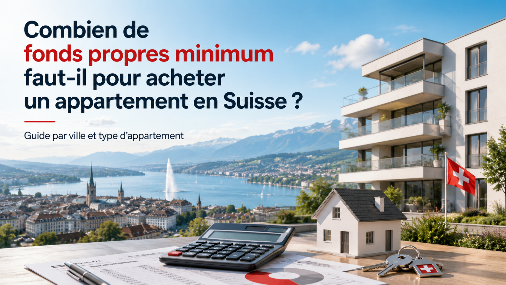 Combien de fonds propres minimum faut-il pour acheter un appartement en Suisse ?