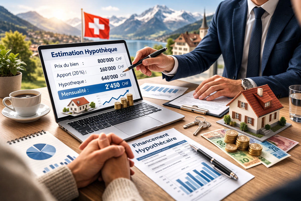 Estimation d'emprunt immobilier suisse