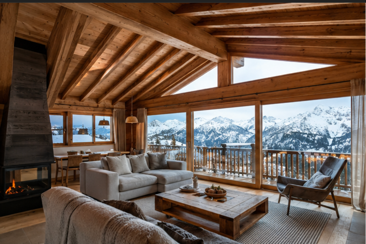 Location courte durée Airbnb Suisse dans un chalet haut de gamme