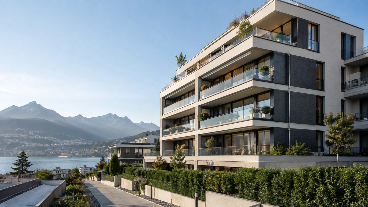 Immeuble résidentiel moderne en Suisse destiné à l’investissement immobilier