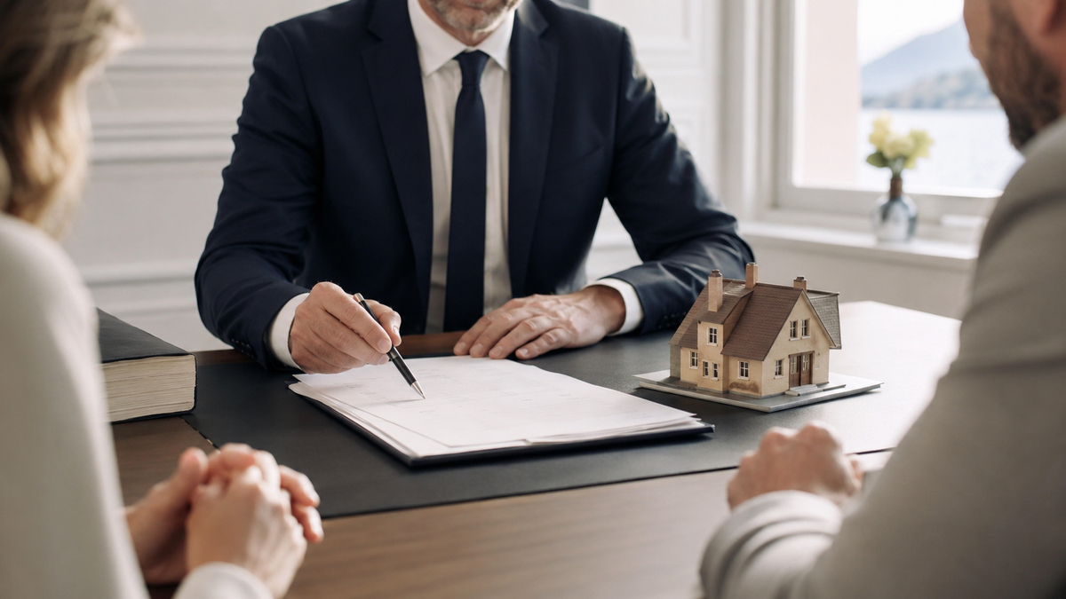 Signature chez le notaire pour un achat immobilier en Suisse