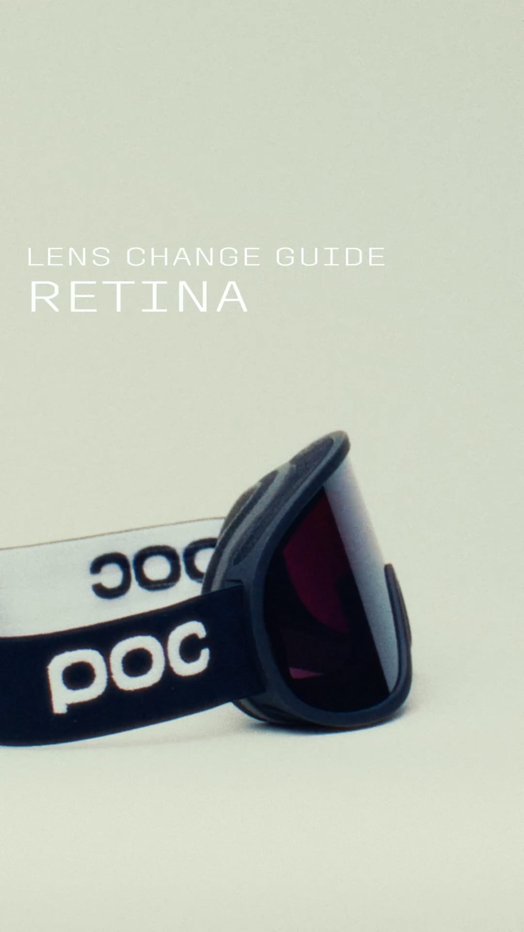 Retina Ski Goggles in Uranium Black | Ski Eyewear | POC (US)