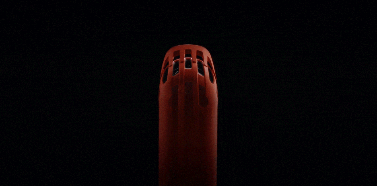 Image showing the new Cularis mountain bike helmet from POC on a black background.