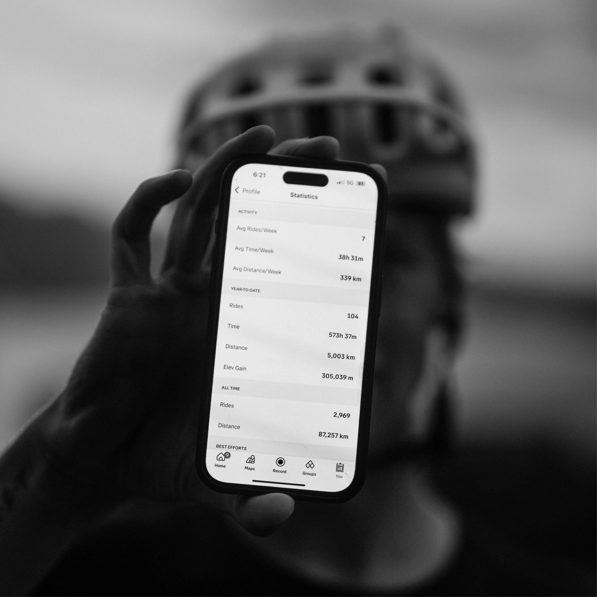 Ben Hildred Strava stats