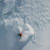 Yu Sasaki skiing