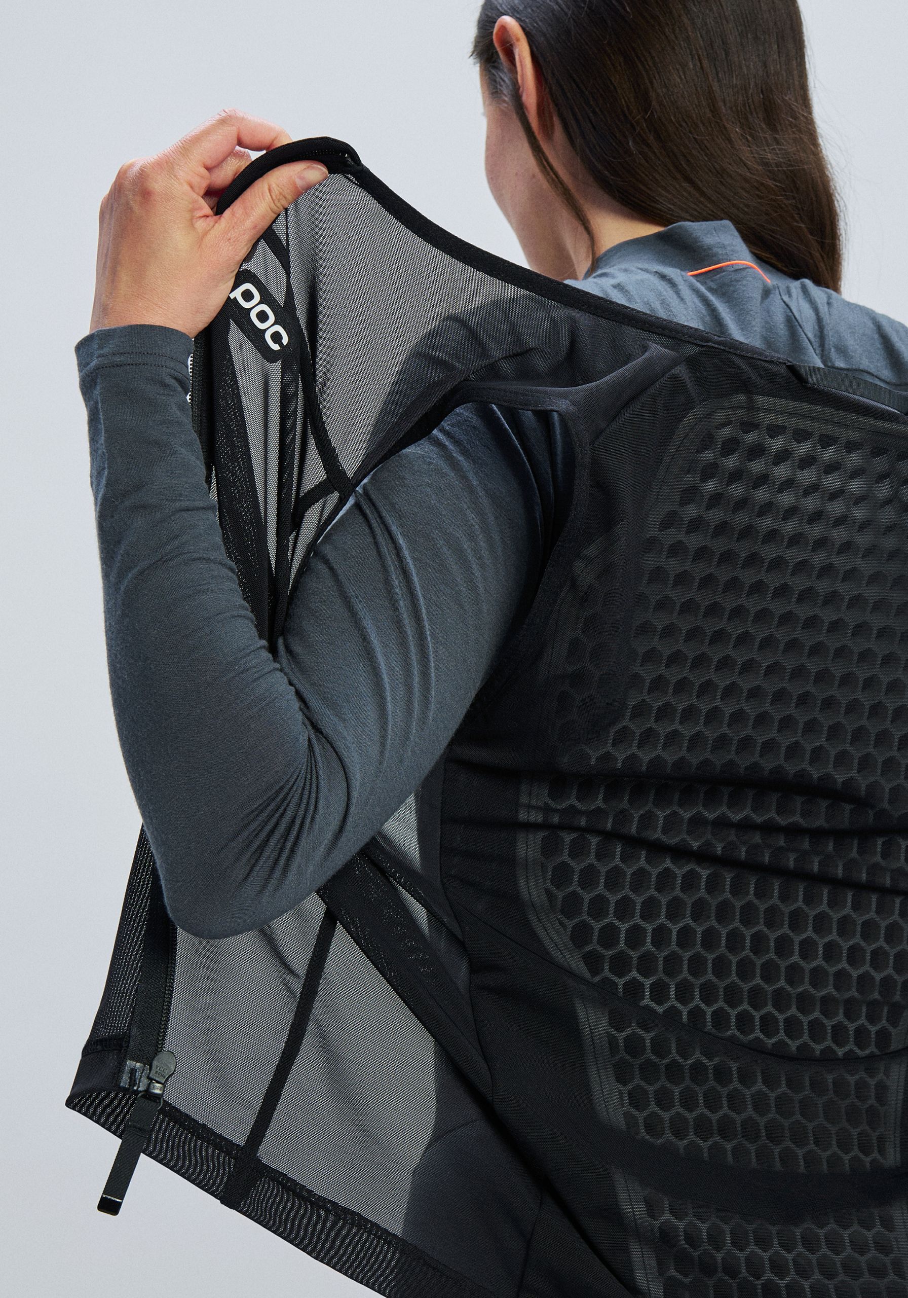 Women's VPD Max Vest Ski Protection in Uranium Black | POC (US)