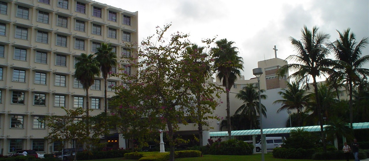 The Mercy Hospital building in Miami