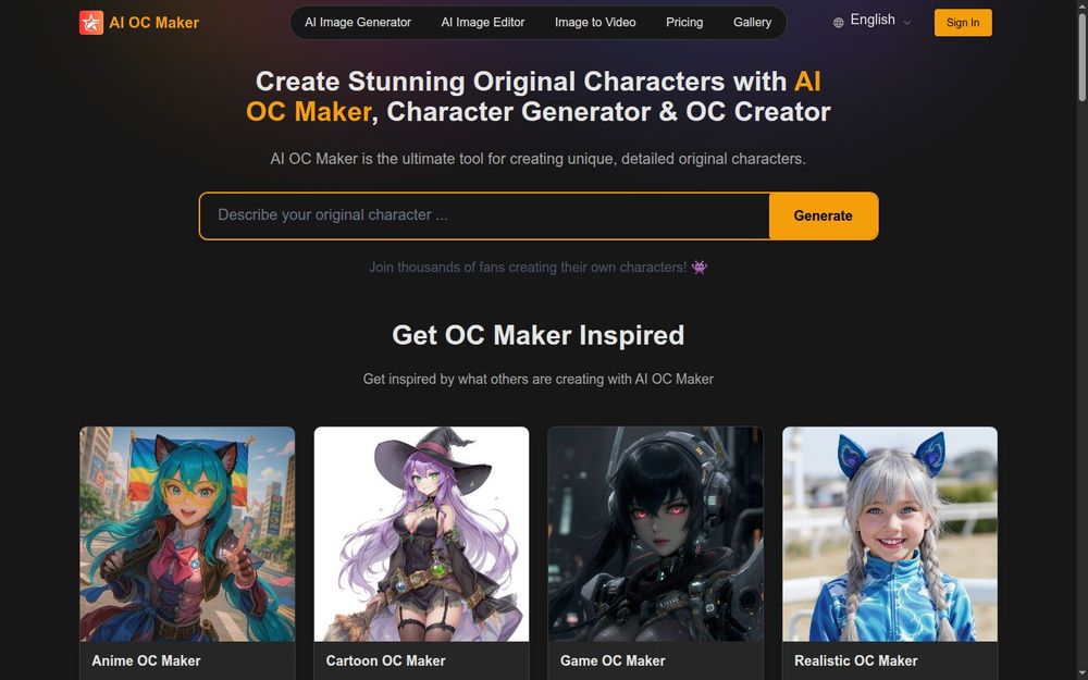 image of AI OC Maker