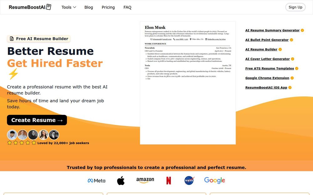 image of ResumeBoostAI image of ResumeBoostAI