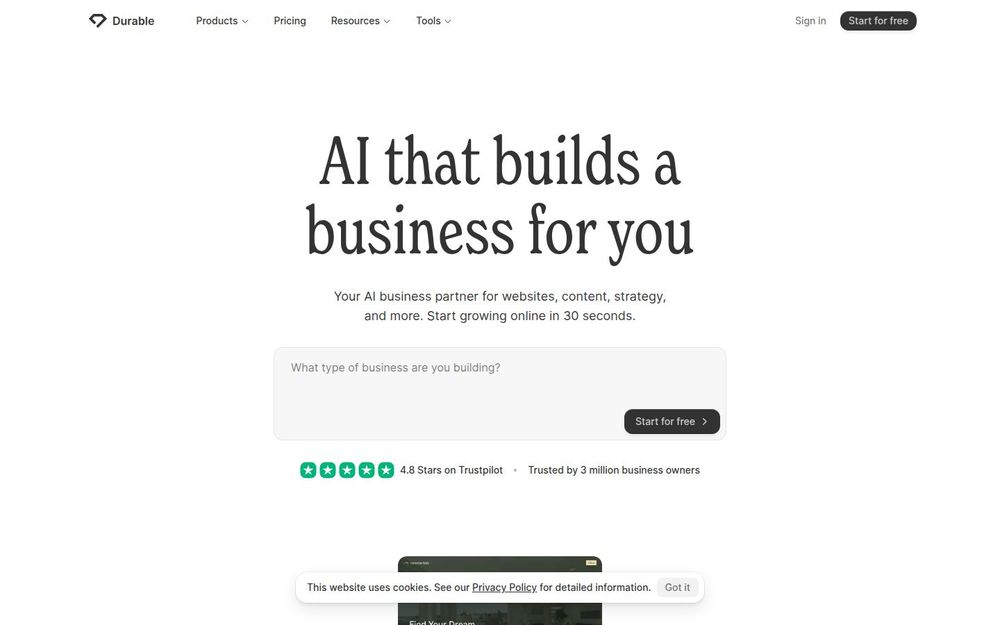 image of Durable image of Durable