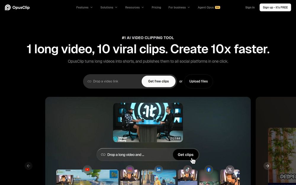 image of OpusClip image of OpusClip