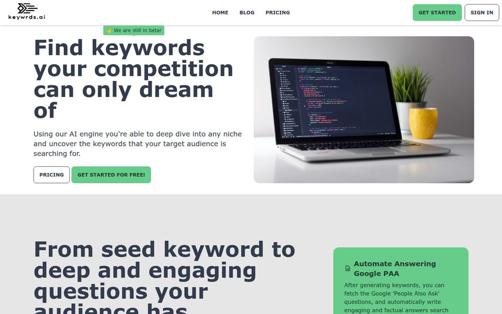image of Keywrds.ai image of Keywrds.ai