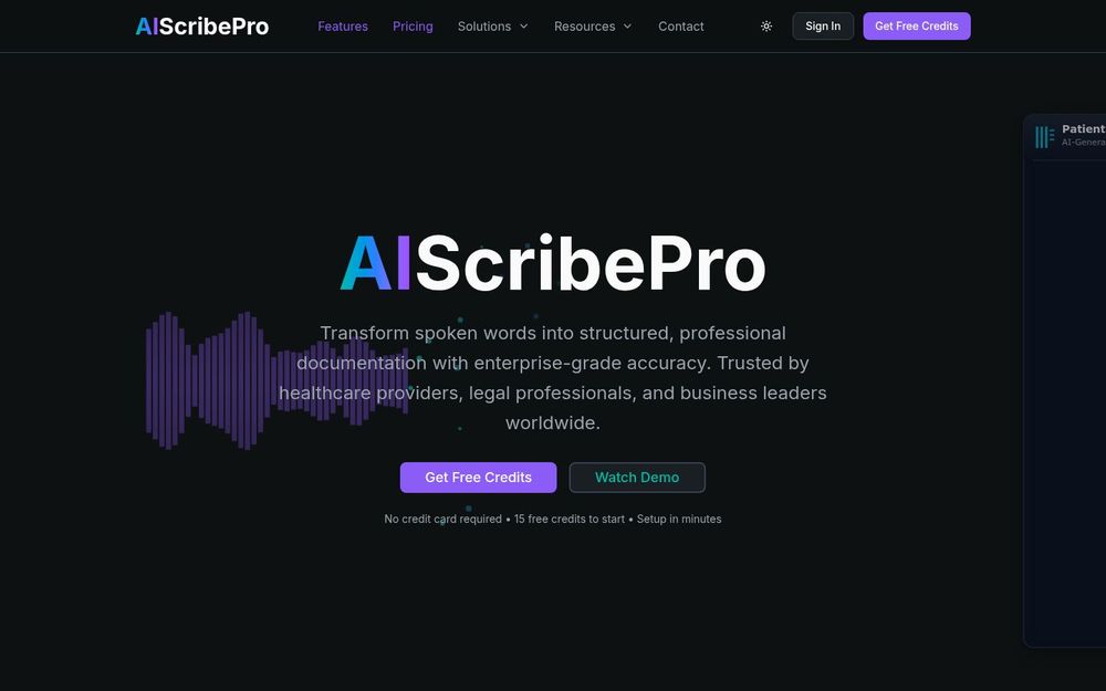 image of AI Scribe Pro image of AI Scribe Pro