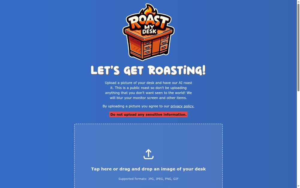 image of Roast My Desk