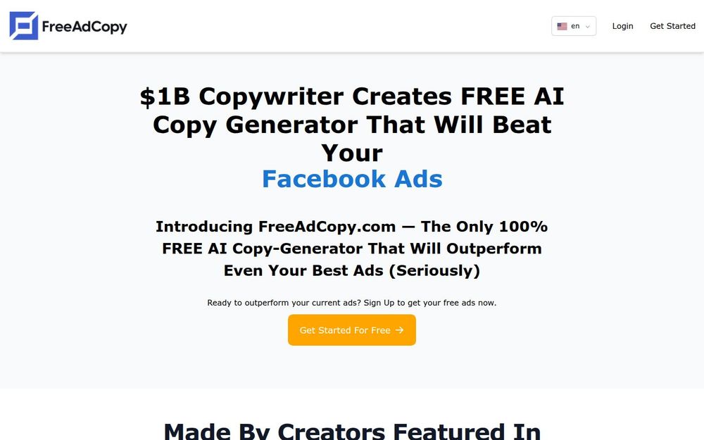 image of FreeAdCopy image of FreeAdCopy