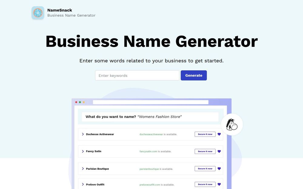 image of NameSnack image of NameSnack