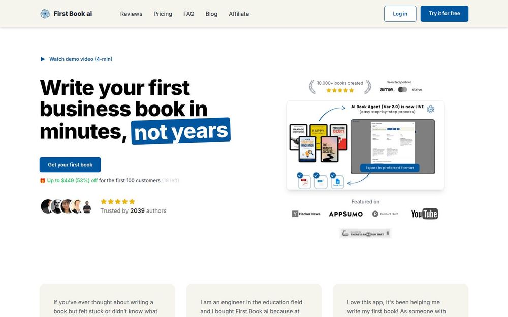 image of First Book ai image of First Book ai