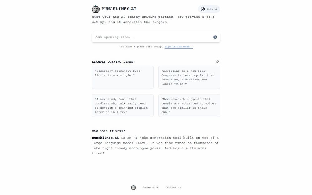 image of punchlines.ai