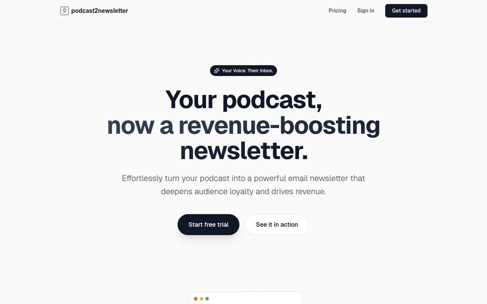 image of Podcast2Newsletter image of Podcast2Newsletter