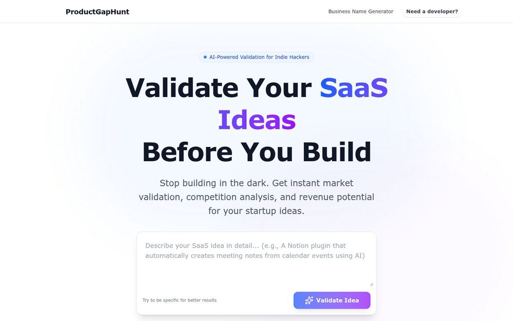 image of ProductGapHunt image of ProductGapHunt