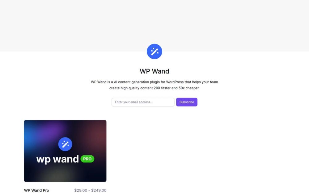 image of WP Wand image of WP Wand