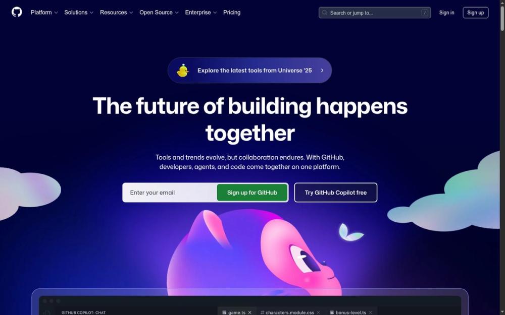image of GitHub image of GitHub