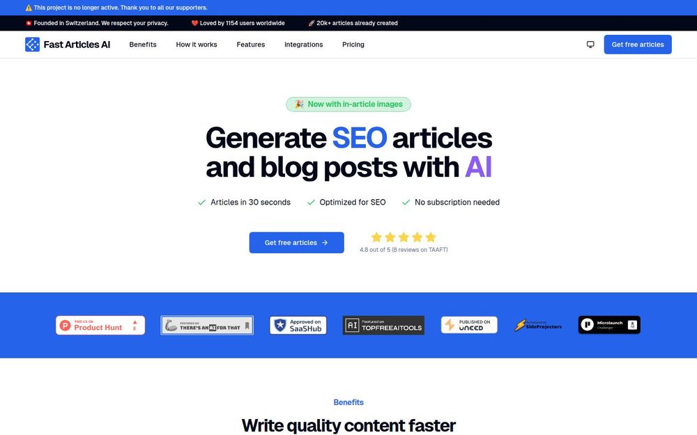 image of Fast Articles AI image of Fast Articles AI