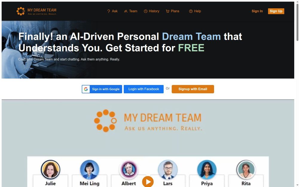 image of My Dream Team