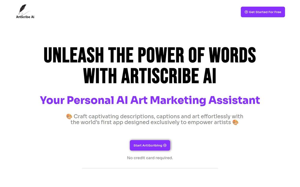 image of ArtiScribe AI image of ArtiScribe AI