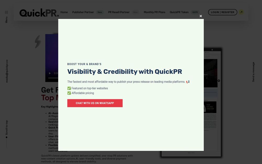 image of QuickPR image of QuickPR